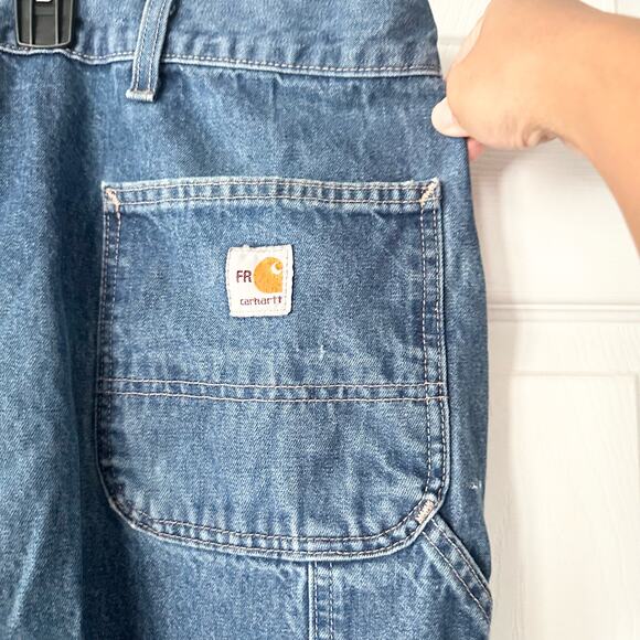 Carhartt FR Fire Resistant Category 2 Relaxed Fit Denim Jeans Men Waist 50 - Picture 11 of 16